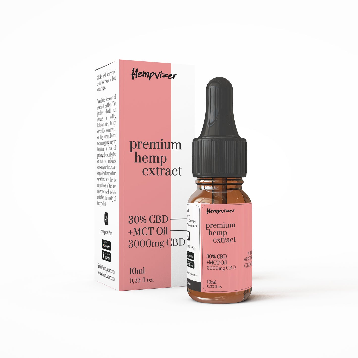 30 % CBD MCT-Öl Vollspektrum – Hempvizer | Premium Hanfextrakt