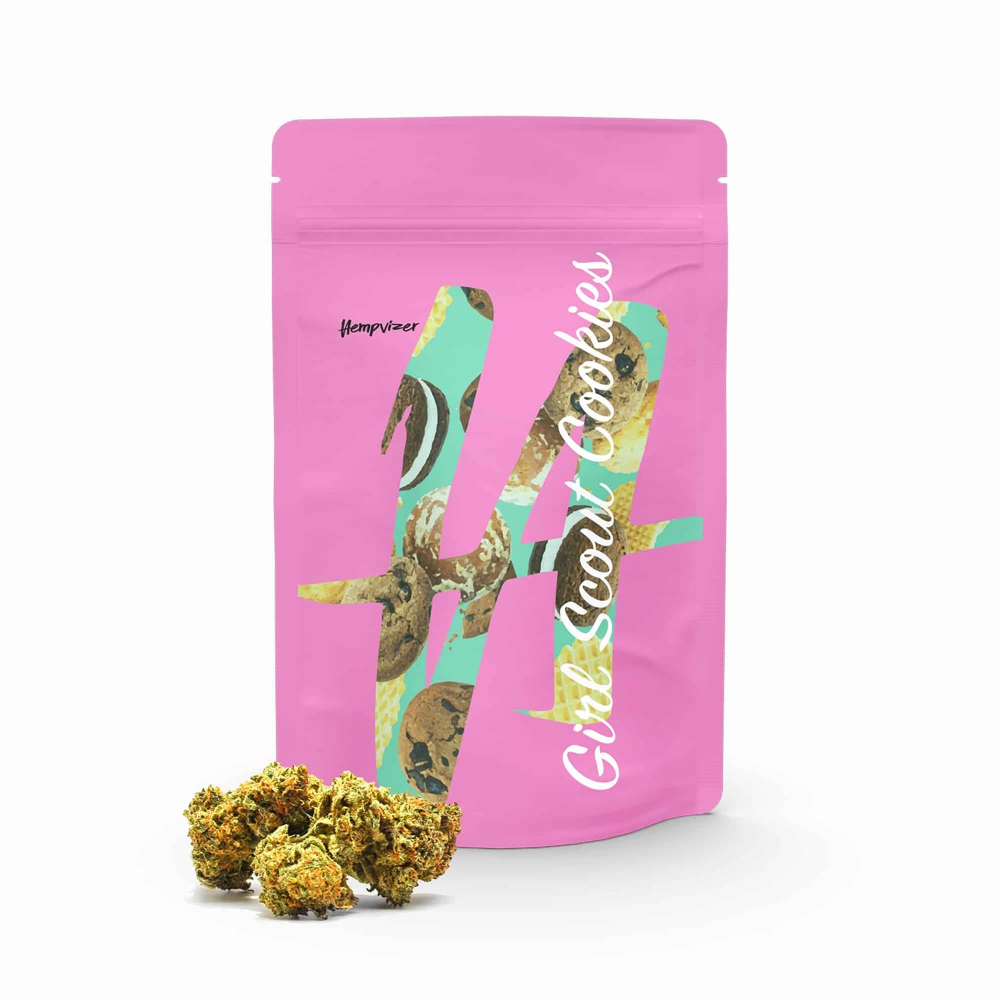 CBD Flowers Girl Scout Cookies 14% | Outdoor Small Buds | Hempvizer