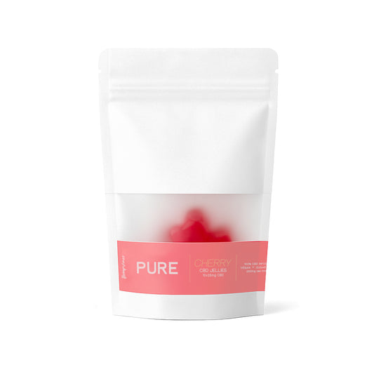 PURE | CBD Fruchtgummis Kirsche | 250mg CBD | Vegan & Zuckerfrei